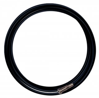 Drahtführungsseele - Edelstahl/Alu - 4 m - Ø 1,0/1,2 mm - schwarz