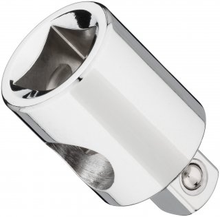 VIGOR Schiebestück / Adapter ∙ V2116N ∙ 1/2 Zoll (12,5 mm) Vierkant hohl ∙ 3/8 Zoll (10 mm) Vierkant massiv ∙ 40 mm