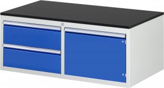 Schubladenschrank LL2.0.12 | B1145xT650xH460mm | M-Top-22mm | 2xSchublade-VA | 1xTür