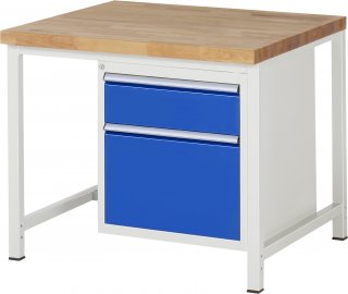 Werkbank höhenverstellbar 8156A1 | B1000xT900xH840-1040mm | 2xSchublade-TA