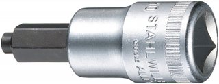INHEX-Schraubendrehereinsatz 1/2" 5mm L.60mm