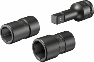 HAZET Steckschlüsseleinsatz FORD Radverschraubung 900SLG-1822/3 ∙ 1/2 Zoll (12,5 mm) Vierkant hohl ∙ Außen Sechskant-Tractionspr