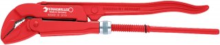 Eckrohrzange Maul-W.35mm L.330mm Kopf rot lackiert