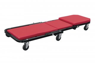 2 IN 1 WERKSTATTLIEGE MIT KLAPPSITZFUNKTION