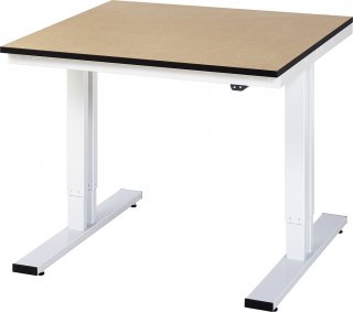 Werktisch elektrisch höhenverstellbar | B1000xT1000xH720-1120mm | F-Platte-22 mm