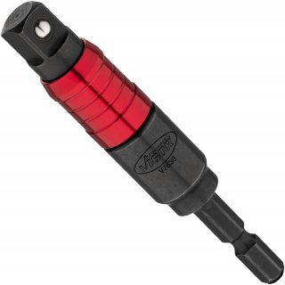 VIGOR Steckschlüssel Adapter ∙ mit Gelenk ∙ V7638 ∙ 1/4 Zoll (6,3 mm) Sechskant massiv ∙ 3/8 Zoll (10 mm) Vierkant massiv ∙ 16 m