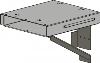 MONTAGEPLATTE Nr 2 FÜR SMARTFEED DRAHTVORSCHUB FÜR KAWASAKI ROBOTER