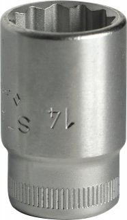 3/8" Steckschlüsseleinsatz SW 14mm L.30mm