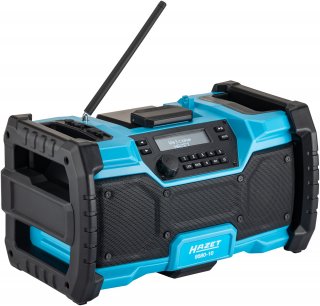 HAZET DAB Radio ∙ Bluetooth ∙ Hybrid 18 und 230 Volt 9580-10 ∙ L x B x H: 369 mm x 212 mm x 201 mm