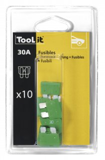 10 Sicherungen - 30 A - Blister