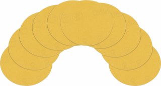 HAZET Schleifpads (Ersatz) ∙ Körnung 400 ∙ ⌀ 76,2 mm 9033-5-05/10