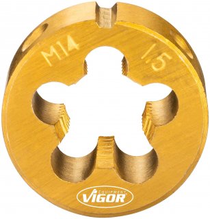 VIGOR Schneideisen ∙ M14 x 1,5 mm TIN ∙ V7181-3
