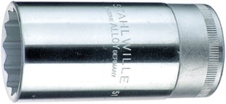 1/2" Steckschlüsseleinsatz SW mm L.83mm