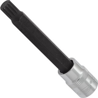 VIGOR Innenvielzahn Schraubendreher-Einsatz ∙ XZN ∙ V6117 ∙ 3/8 Zoll (10 mm) Vierkant hohl ∙ Innen Vielzahn Profil XZN ∙ SW M9