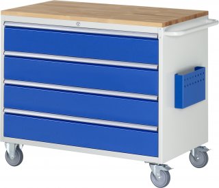 Montagewagen XXL5.1 | B1145xT650xH975mm | 4xSchublade-TA | B-Top-25mm
