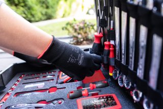 VIGOR Werkzeugkoffer ∙ universal ∙ V2542 ∙ 1/4 Zoll (6,3 mm) Vierkant hohl | 1/2 Zoll (12,5 mm) Vierkant hohl | 1/4 Zoll (6,3 mm) 