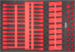 VIGOR Weichschaumeinlage ∙ leer ∙ V6809-L ∙ L x B x H: 563 mm x 393 mm x 35 mm