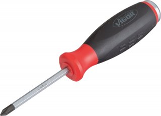 VIGOR Kreuzschlitz Schraubendreher ∙ mit Schlagkappe ∙ V3601 ∙ Kreuzschlitz Profil PH ∙ SW PH1