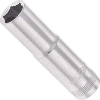 VIGOR Steckschlüsseleinsatz ∙ lang ∙ V2019N ∙ 3/8 Zoll (10 mm) Vierkant hohl ∙ Außen Sechskant Profil ∙ SW 11 mm