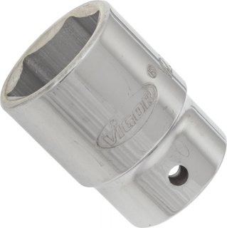 VIGOR Sechskant Steckschlüsseleinsatz ∙ V2924N ∙ 3/4 Zoll (20 mm) Vierkant hohl ∙ Außen Sechskant Profil ∙ SW 30 mm