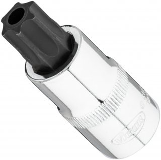 VIGOR Schraubendrehereinsatz ∙ V7055-T60H ∙ 1/2 Zoll (12,5 mm) Vierkant hohl ∙ Tamper Resistant TORX® Profil ∙ SW T60H