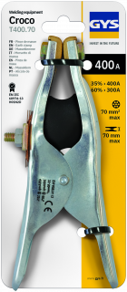 Masseklemme CROCO T400.70 - 400 A - 70 mm² - Blister