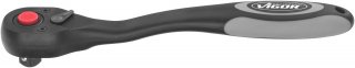 VIGOR Feinzahn-Umschaltknarre ∙ V6012 ∙ 1/2 Zoll (12,5 mm) Vierkant massiv ∙ 250 mm