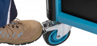 HAZET Werkstattwagen Assistent 179NXL ∙ Sortiment 179NXL-8/388 ∙ 388-teilig ∙ Schubladen | flach: 7× 81 x 696 x 398 mm ∙ Schublad