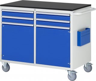 Montagewagen LL5.7.7 | B1145xT650xH970mm | 4xSchublade-TA | 2xTüren  | M-Top-20mm