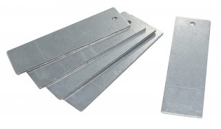 Musterkoffer - mit Stahl und Aluminiumblechen