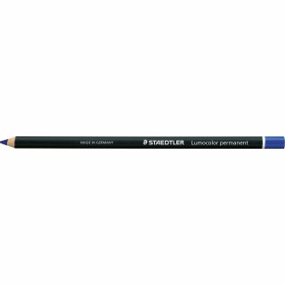 STAEDTLER Trockenmarker Lumocolor glasochrom 108 20-3 permanent blau