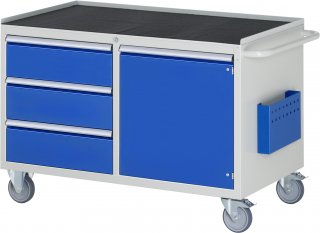 Montagewagen LL3.0.8 | B1145xT650xH795mm | 3xSchublade-TA | 1xTür | MT-Top-25mm