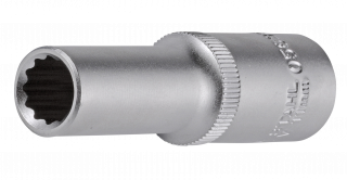 Steckschlüsseleinsatz | 1/2" | Zwölfkant | 8 mm | tief Steckschlüsseleinsatz | 1/2" | Zwölfkant | 8 mm | tief