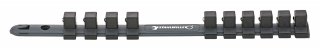 Steckschlüsselleiste 10 Halteklammern L.307 mm