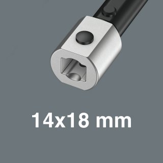 7790/2 Anschweiß-Einsteckwerkzeug | 14x18 mm | 14x18 x 38 x 31 mm
