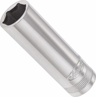 VIGOR Sechskant Steckschlüsseleinsatz ∙ lang ∙ V2312N ∙ 3/8 Zoll (10 mm) Vierkant hohl ∙ Außen Sechskant Profil ∙ SW 14 mm