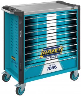 HAZET Werkstattwagen Assistent 179NXL ∙ einzeln 179NXL-8S1 ∙ L x B x H: 959 mm x 518 mm x 1020 mm ∙ Schubladen | flach: 7× 81 x 6