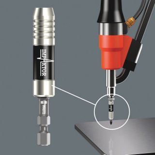 897/4 IMP Impaktor Halter mit Sprengring und Magnet | 1/4" x 75 mm