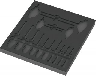 9812 Schaumstoffeinlage TORX HF Schraubendreher Set 1 | ohne Werkzeug,
