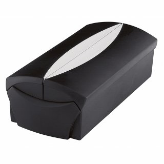 HAN Visitenkartenbox VIP 2000-13 f. 500Karten schwarz/grau +Register