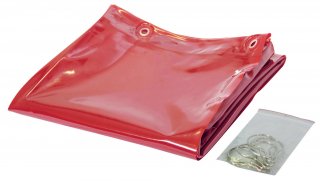 Schweißschutzwand OPTI 140.O - orange CE - 1,6x1,4 m