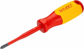 HAZET Elektriker-Schraubendreher ∙ schutzisoliert 811KV-PH2 ∙ Kreuzschlitz Profil PH ∙ SW PH2