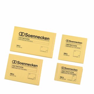 Soennecken Haftnotiz 5810 50x40mm hellgelb 12x100Blatt 12 St./Pack.