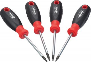 VIGOR T Schraubendreher Satz ∙ V4418 ∙ Innen TORX® Profil ∙ 4-teilig ∙ T6 ∙ T7 ∙ T8 ∙ T9 ∙ Anzahl Werkzeuge: 4
