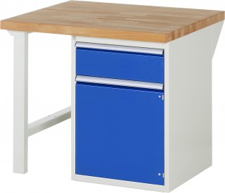 Werkbank 7502A1 | B1000xT900xH890mm | 1xSchublade-VA | 1xTür