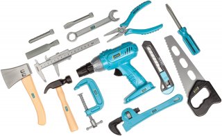 HAZET Kinderspielzeug-Werkzeugsatz JUNIORTOOL1 ∙ 61-teilig