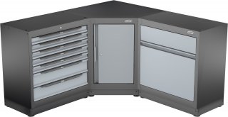 VIGOR Eck-Unterschrank ∙ V6000-011 ∙ L x B x H: 885 mm x 500 mm x 953 mm