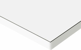EGB-Arbeitsplatte Hartlaminat-Belag | B700xT500xS30 mm