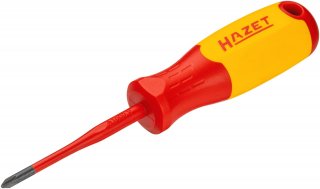 HAZET Elektriker-Schraubendreher ∙ schutzisoliert 811KV-PH1 ∙ Kreuzschlitz Profil PH ∙ SW PH1