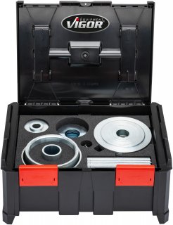 VIGOR Multibox ∙ Starter Satz ∙ Radlager ∙ Transporter ∙ Vorderachse ∙ V7275 ∙ 18-teilig ∙ Anzahl Werkzeuge: 18